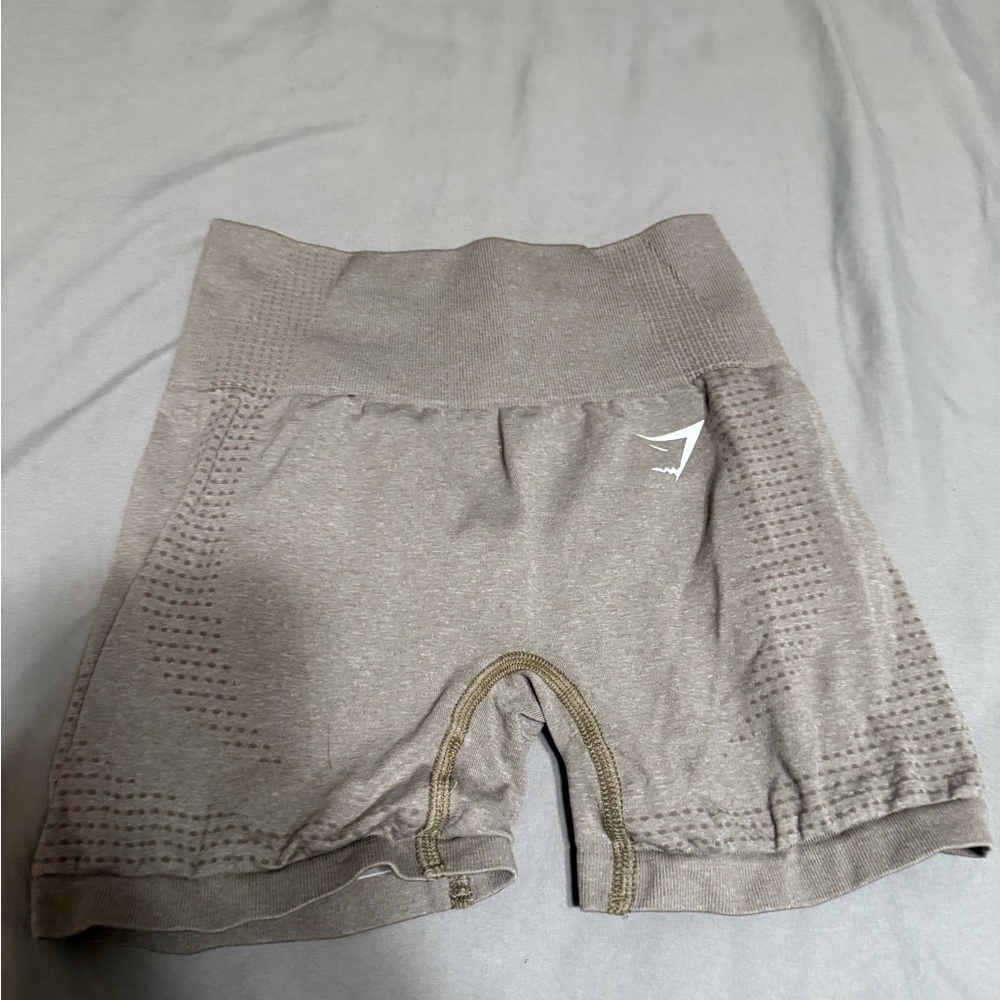 Gym Shark Seamless Bike Shorts with Textured Pattern